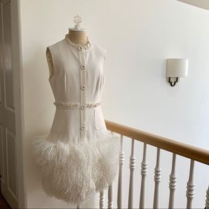 Vintage Vest with Fur